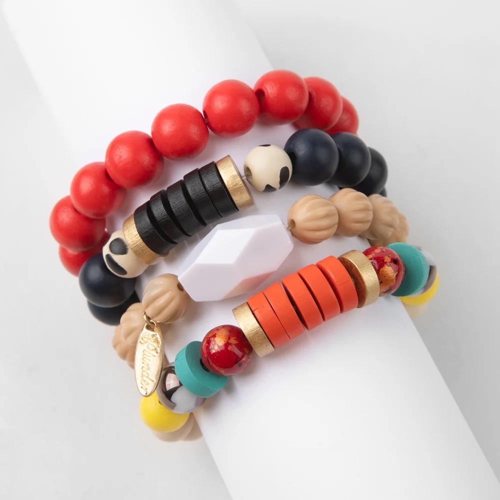 Colorful Beaded Bracelet Set